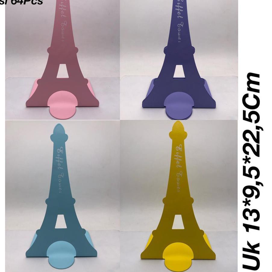 

B.H.T-0146.,,!! Book Stand / Sandaran Buku / Penyangga buku / pembatas buku /Book end fancy besi (2p