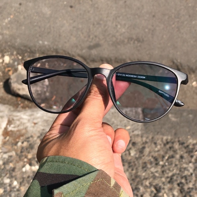 Kacamata Pria Photocromic Kaca Mata Wanita Lensa Netral Minus Silinder Unisex Photochromic