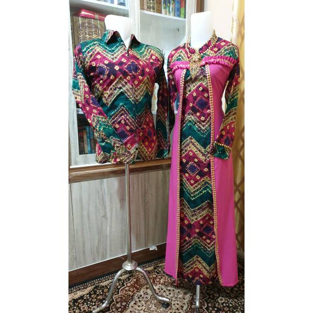 Batik couple palembang