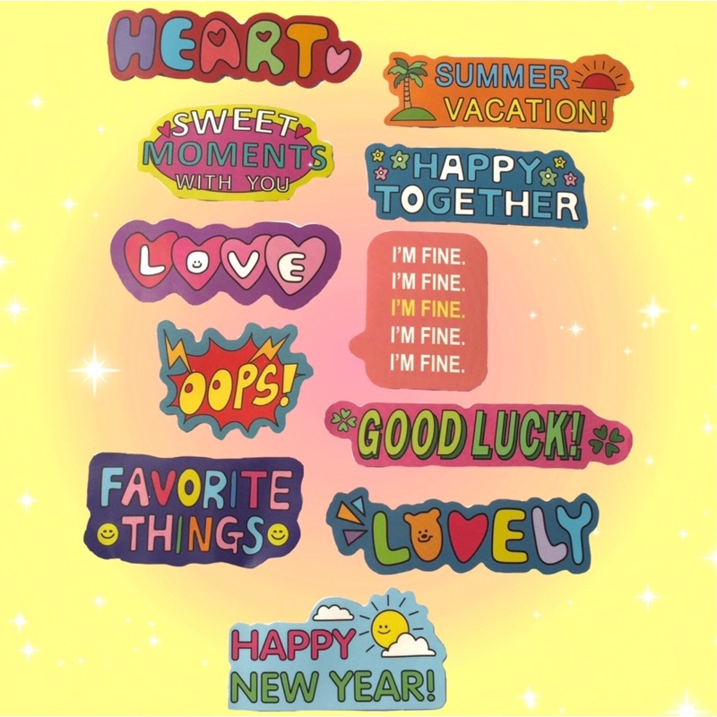 

Stiker Dekor Stiker Aesthetic Murah