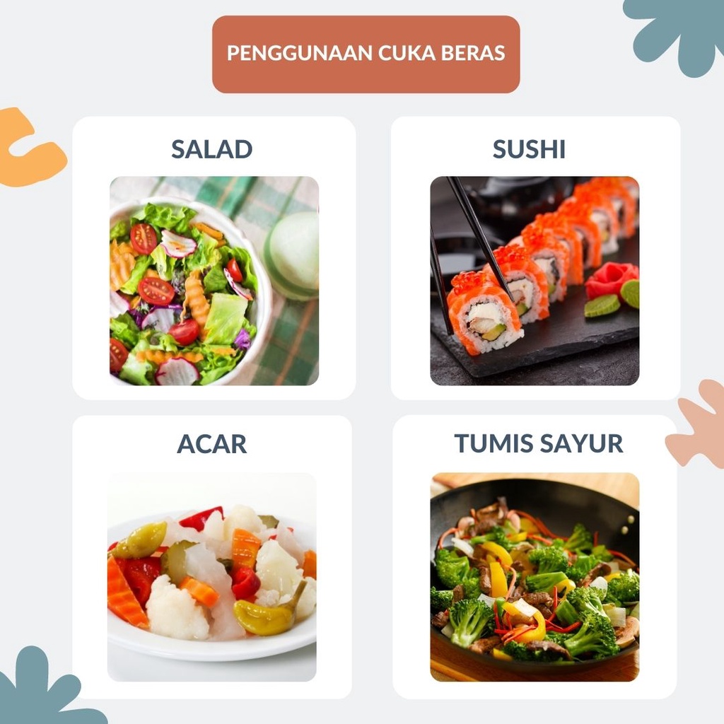 Cuka Beras 100ml - Cuka Sushi - Sushi Vinegar Halal