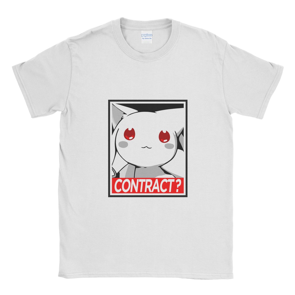Baju Kaos Tshirt Madoka Kyubey Contract