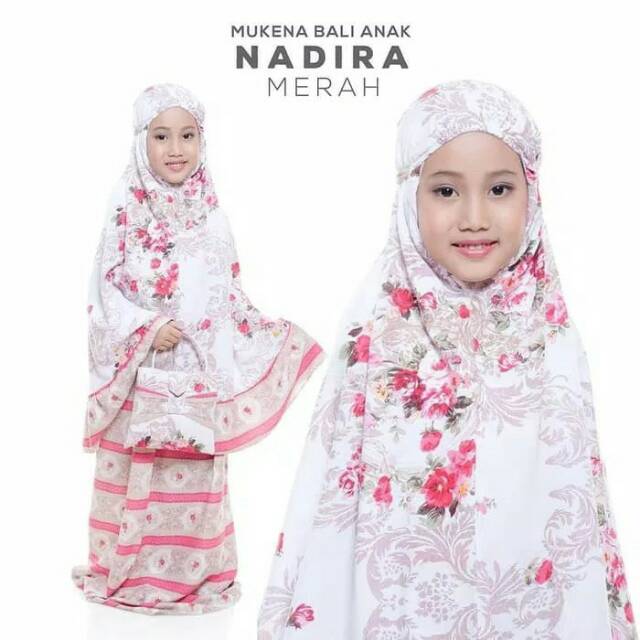 SALE MUKENA ANAK BALI RAYON NADIRA4-6th