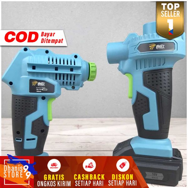Jual Air Compressor Blower Electric Portable Inflatable Pump Baterai