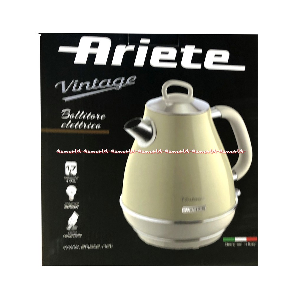 Ariete Vintage Bellitore Kettle Teko Cerek Hijau Tosca Teko Air Oldish