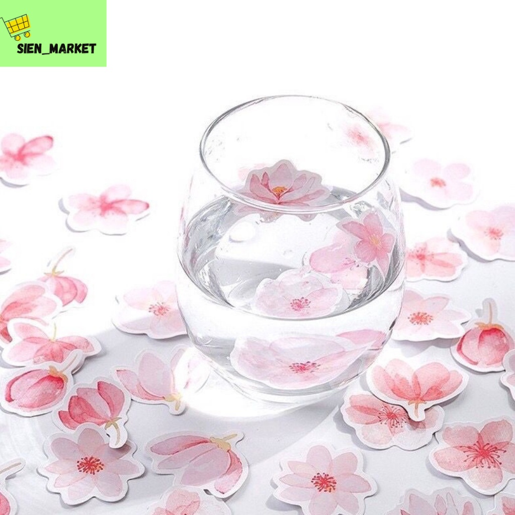 

Aesthetic Sticker Bentuk Sakura Sticker Scrapbook Planner DIY Sticker Bunga Sakura Sticker Bunga Sakura Flower Satuan