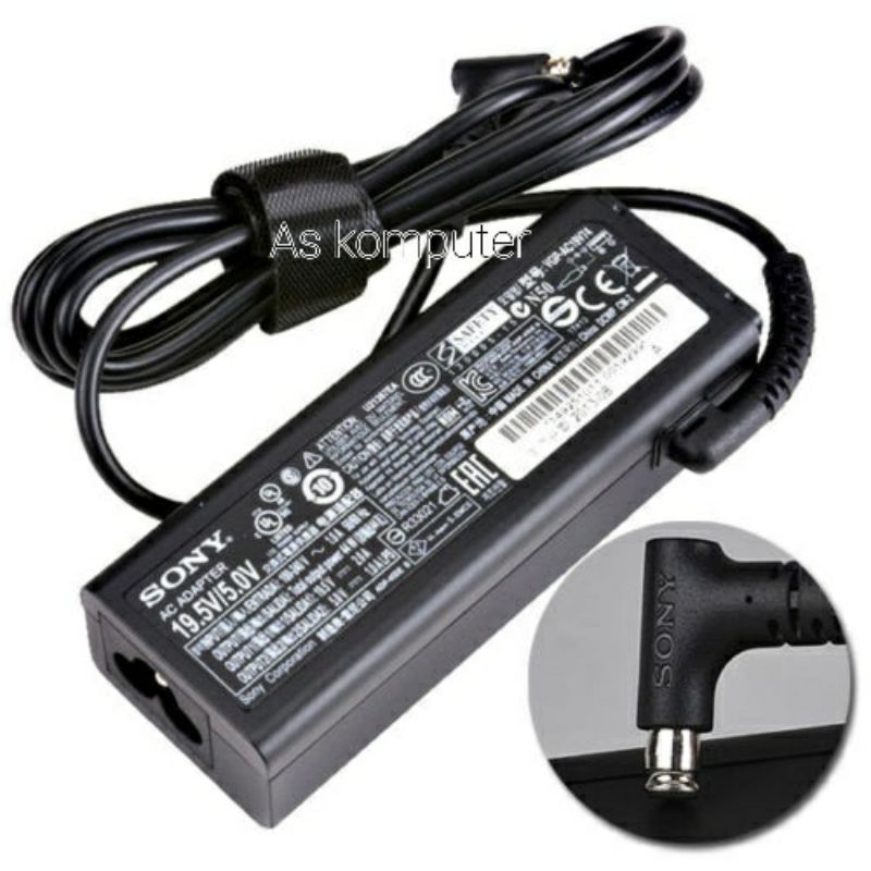 Adaptor Charger Laptop SONY 19.5V 2A SVT11 SVF13 FIT 13A SVF13N17PGB ORIGINAL