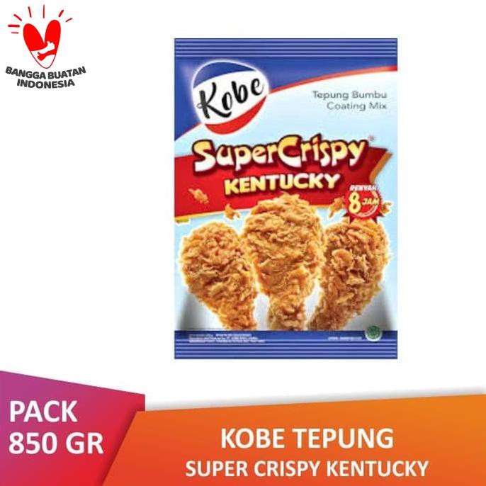 

Diskon PACK KOBE Tepung Bumbu Kentucky Super Crispy 850gr | Supercrispy Cuci Gudang Awal Tahun