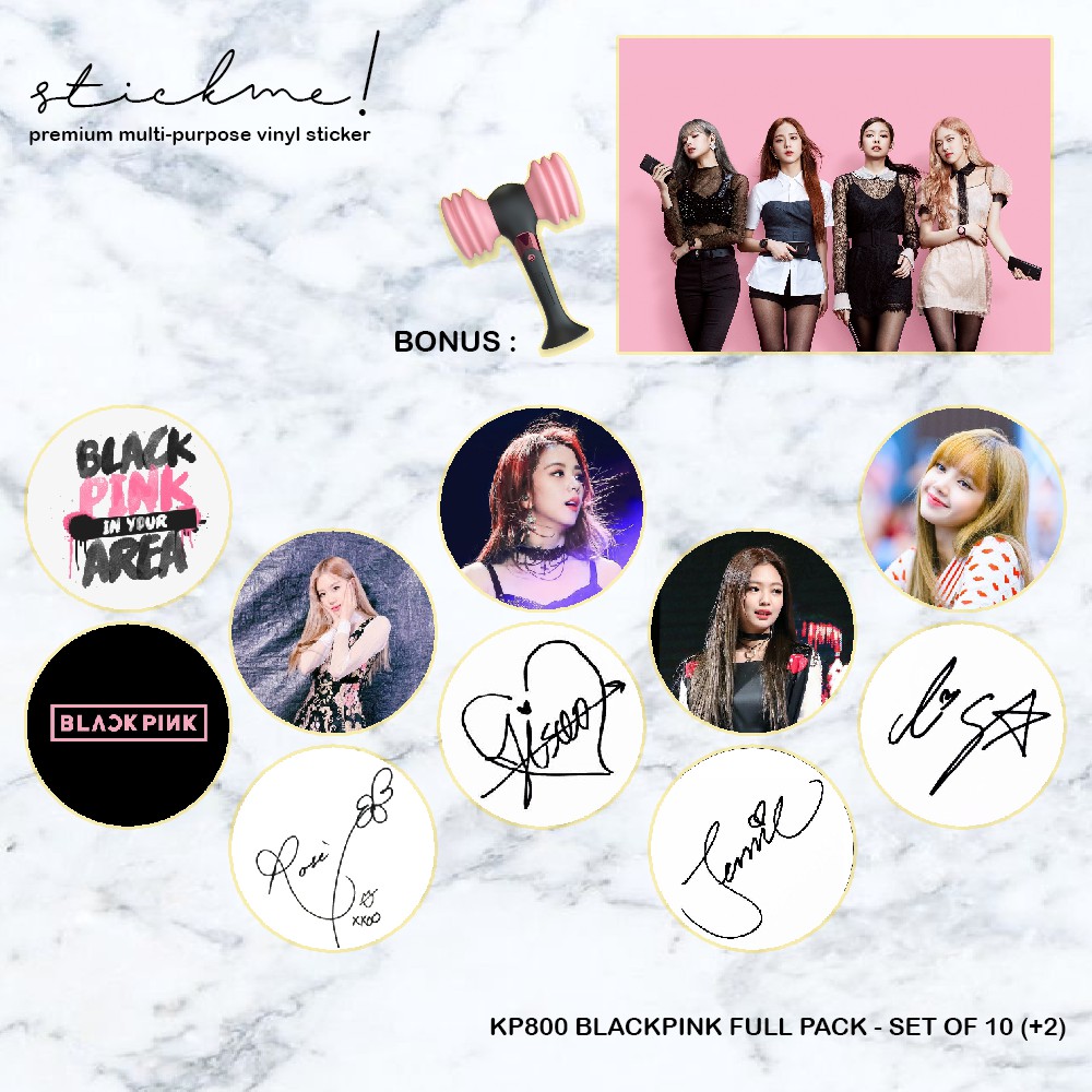 

Stickme ! - Sticker Popsocket / Gadget Multi-purpose BLACKPINK Rose Jisoo Lisa Jennie - Stiker Vinyl