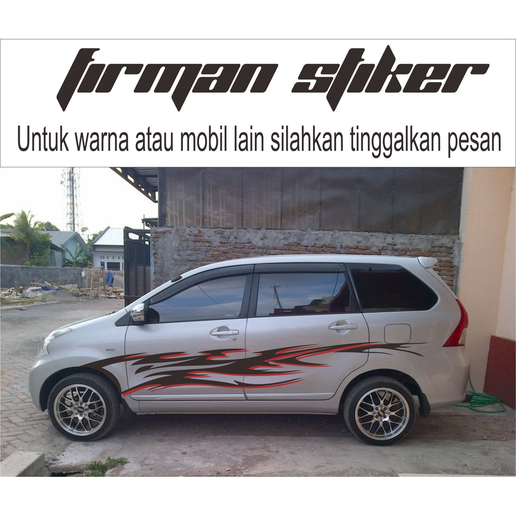 Modifikasi Stiker Mobil Xenia Warna Silver Arena Modifikasi