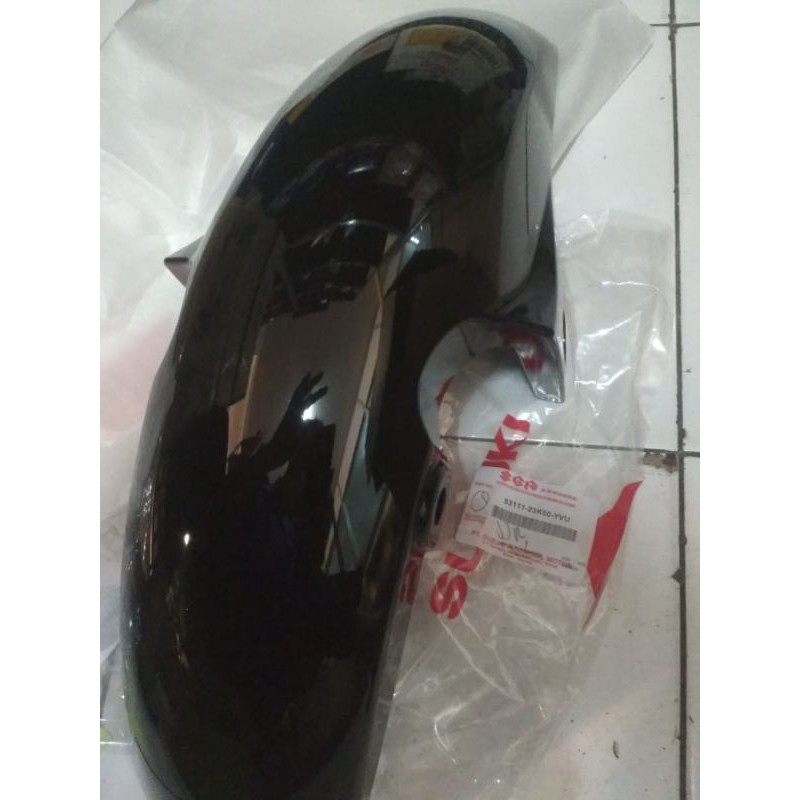 Fender Front titan black / Slebor dpn GSX 150 hitam Asli SGP
