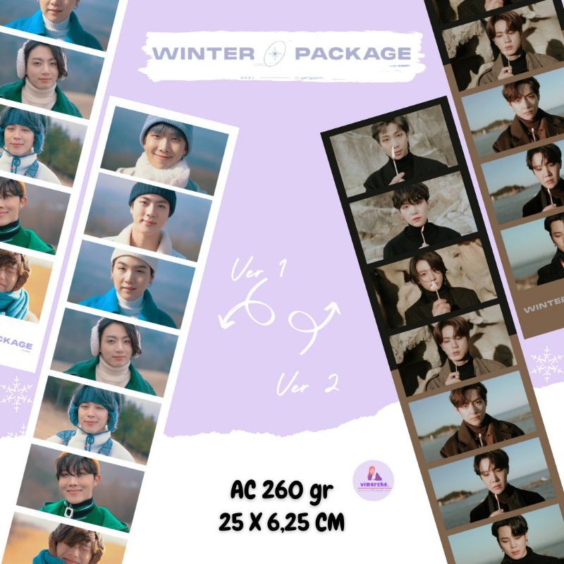 Photostrip BTS Winter Package 2021