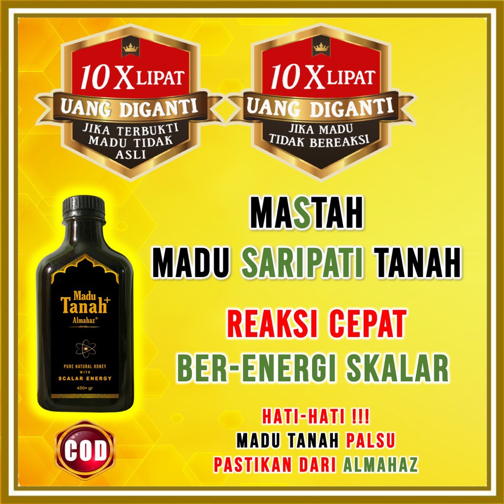 

Almahaz Madu Hitam Pahit Madu Tanah Reaksi Cepat Berenergi Skalar