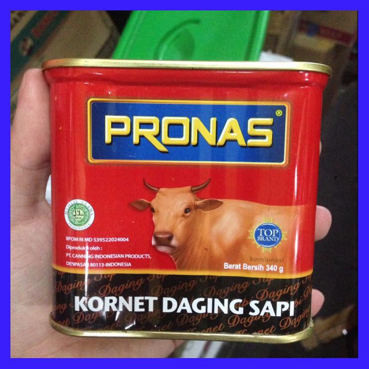 

KORNET SAPI PRONAS CORNED BEEF 340 GR DAGING SAPI OLAHAN KALENG