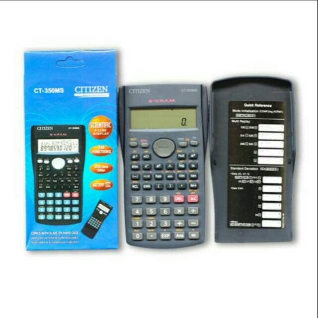 

KALKULATOR/CALCULATOR ILMIAH/SCENTIFIC/CITIZEN FX 350MS# READY