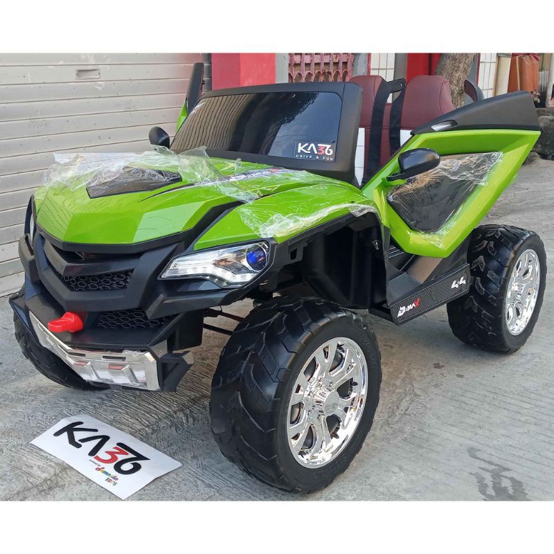 MOBIL AKI ANAK MORKIDZ JEEP 6678 AKI 12VOLT~MAINAN MOBIL AKI ANAK