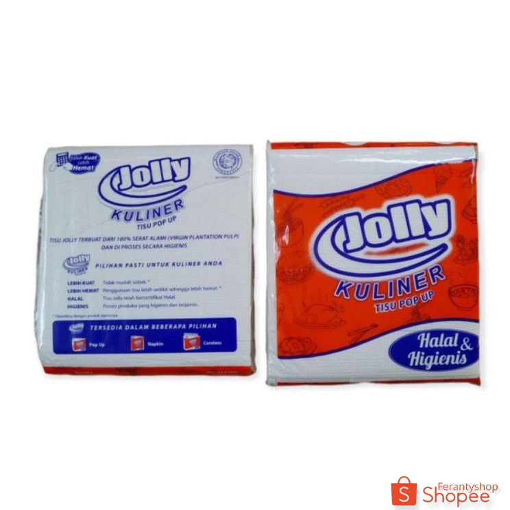 Tisu jolly pop up kuliner 90 gram