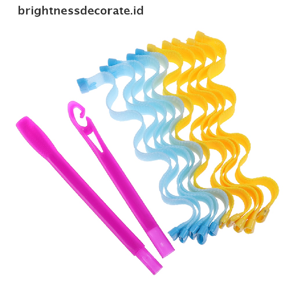 (Birth) 10pcs / Set Alat Keriting / Gelombang Air Ajaib 30cm Untuk Tata Rambut