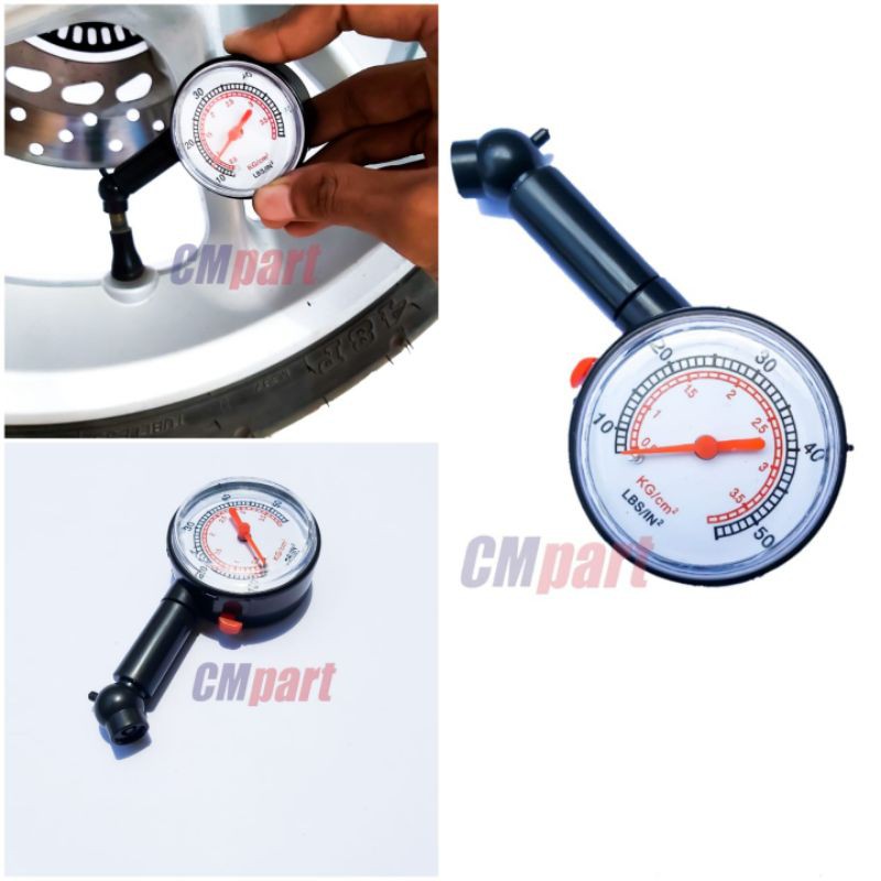 Pressure presure gauge alat pengukur tekanan ban motor dan mobil