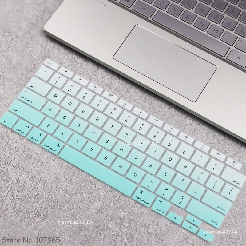 Skin Silikon Pelindung Keyboard Laptop MacBook Air 13 A2179 A2337 Touch ID 2020 Versi US