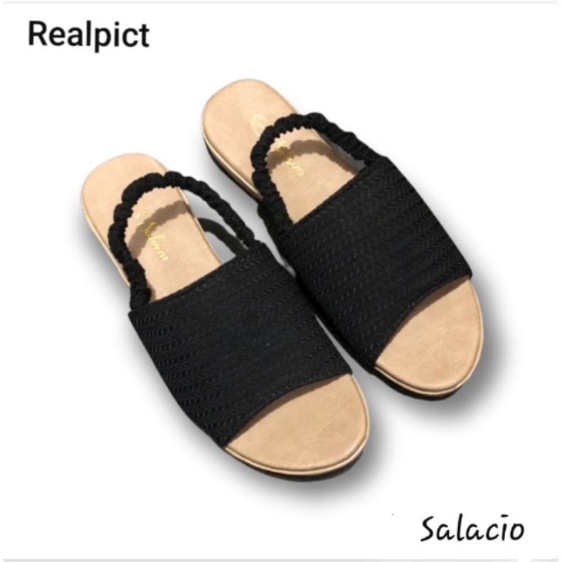 Salacio Denada Sandal Wanita Slop Rajut SC08