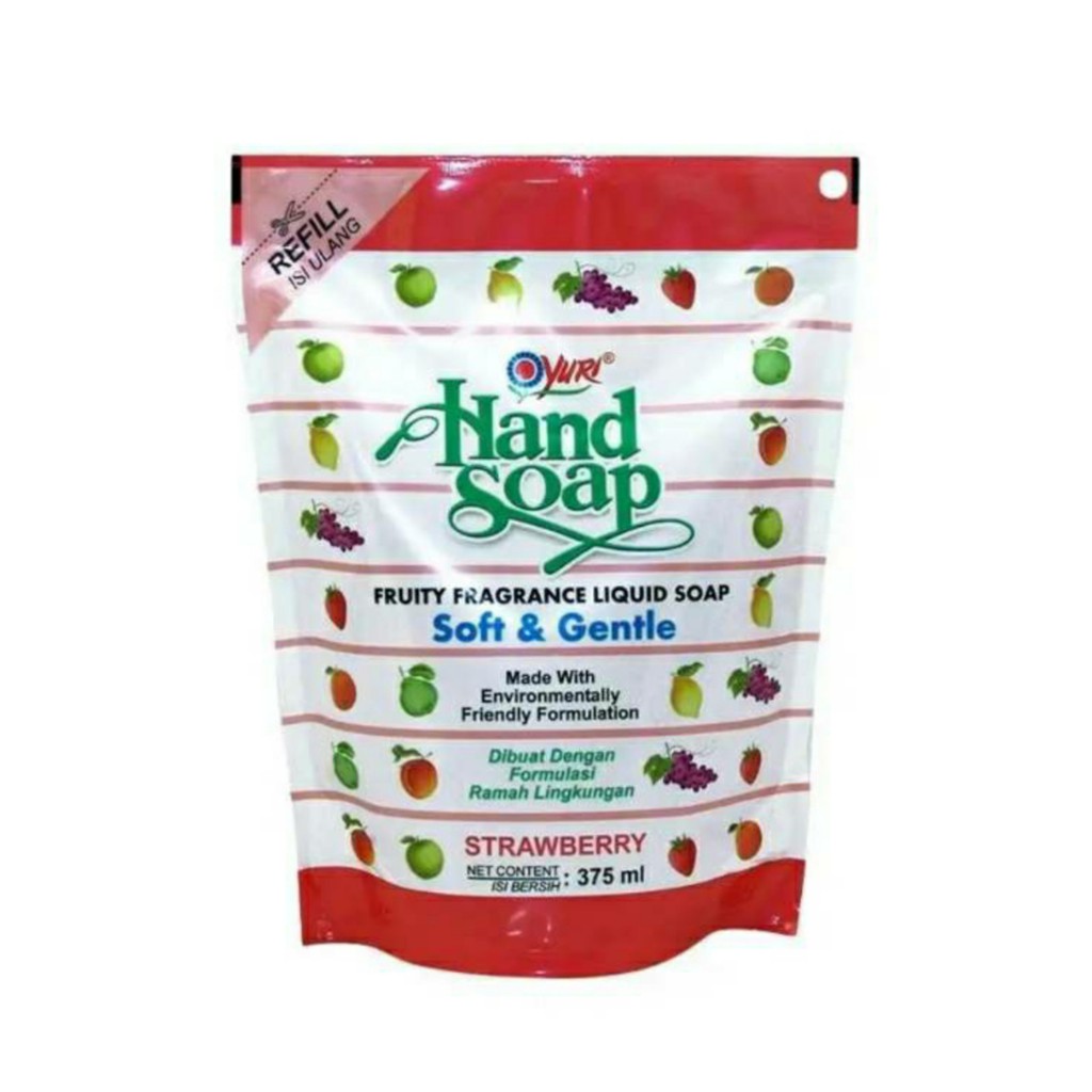 SABUN CUCI TANGAN HAND WASH ANTI BAKTERI YURI HAND SOAP 375 ML