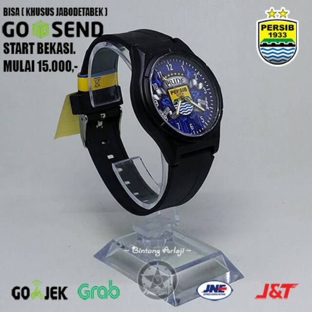 JAM TANGAN PERSIB ANTI AIR (+BOX JAM BB &amp; +BATREI CADANGAN)