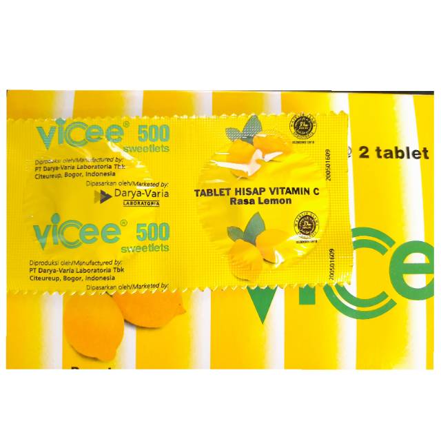 Vitamin C Vicee  500 harga  untuk 2 tablet Shopee Indonesia