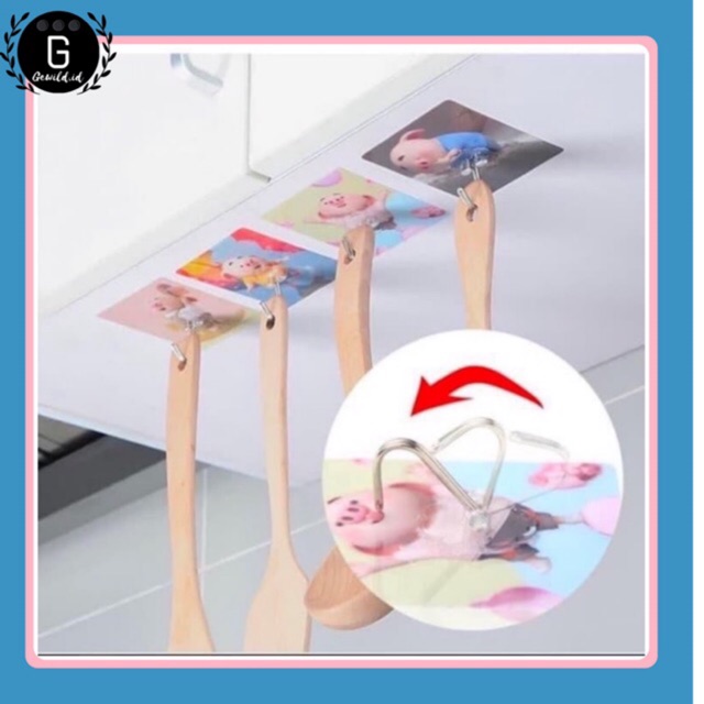 Tempat Gantungan Baju Dinding Tempel Gantungan Dinding Tempel Gantungan Baju Tempel 096