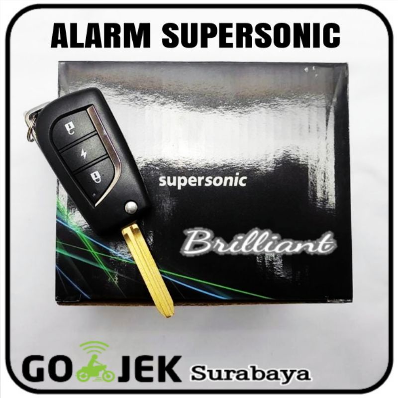 Alarm Mobil Universal - Type Kunci Lipat Flip Key