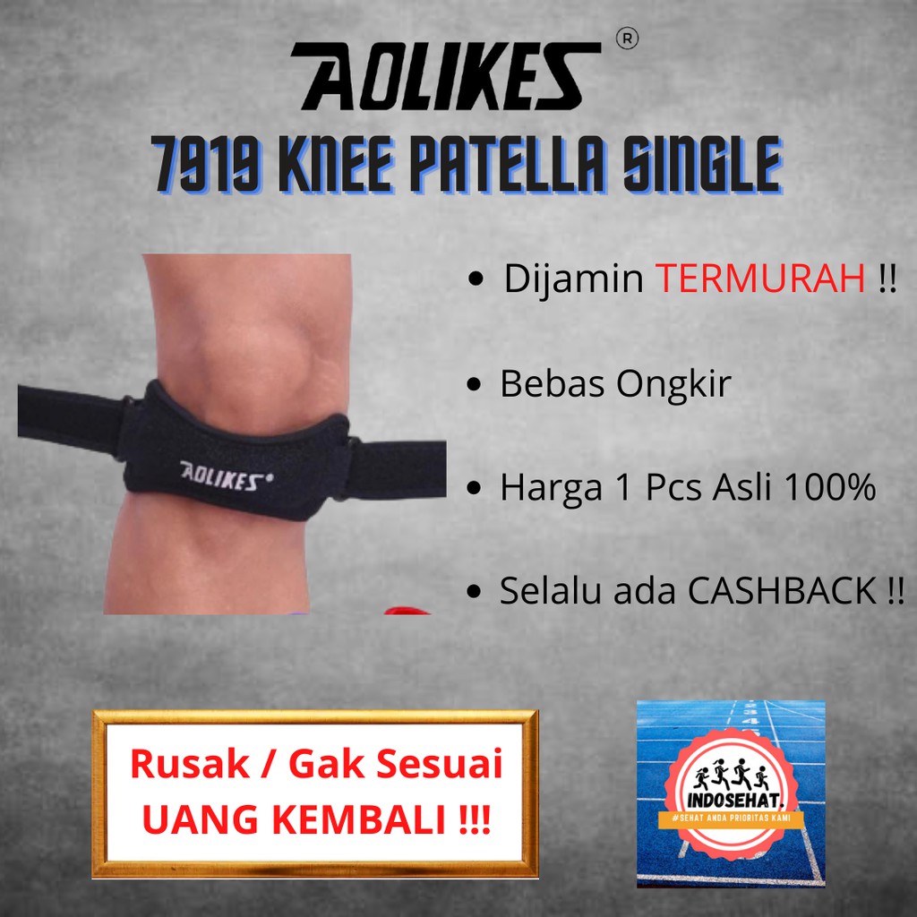 AOLIKES 7919 Knee Patella (single) - Knee Support / Penyangga Lutut