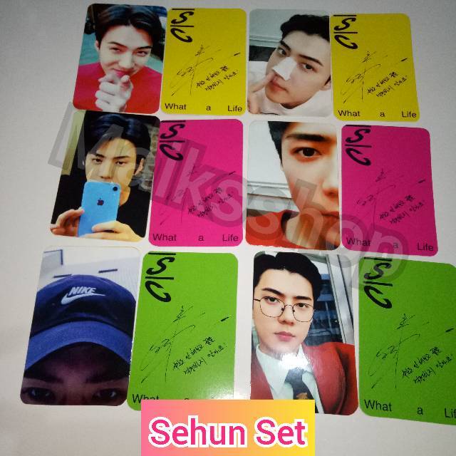 EXO SC Sehun Chanyeol What A Life Photocard Kpop