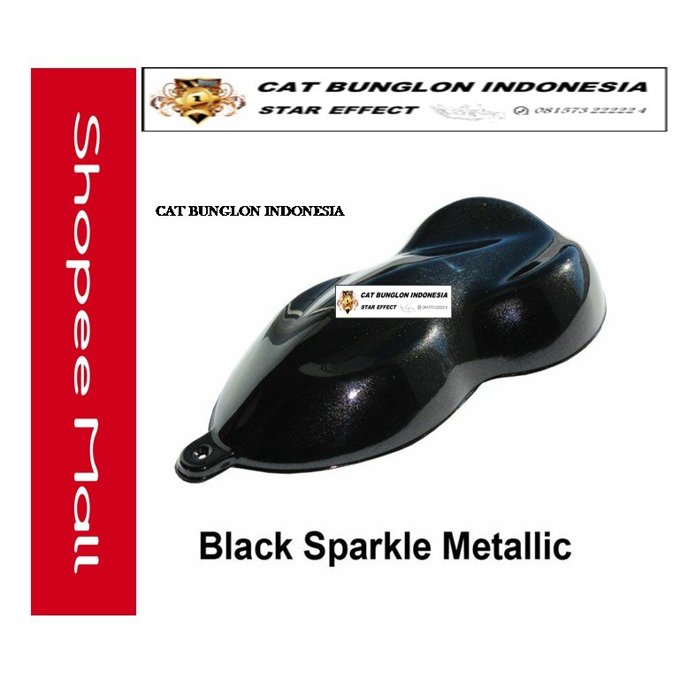 CAT BLACK SPARKLE METALLIC