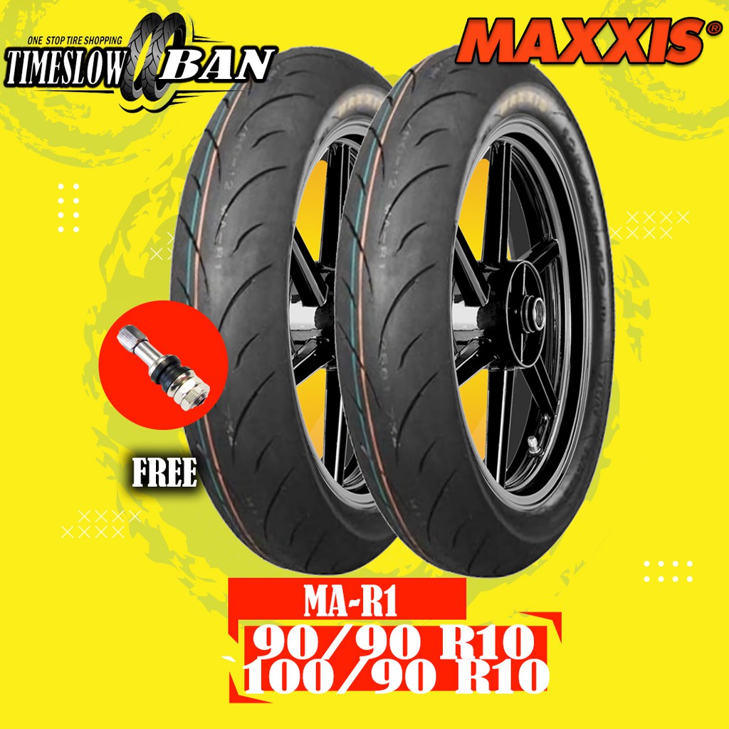 Paket Ban Motor VESPA CLASSIC // MAXXIS MA-R1 90/90 - 100/90 Ring 10 Tubeless