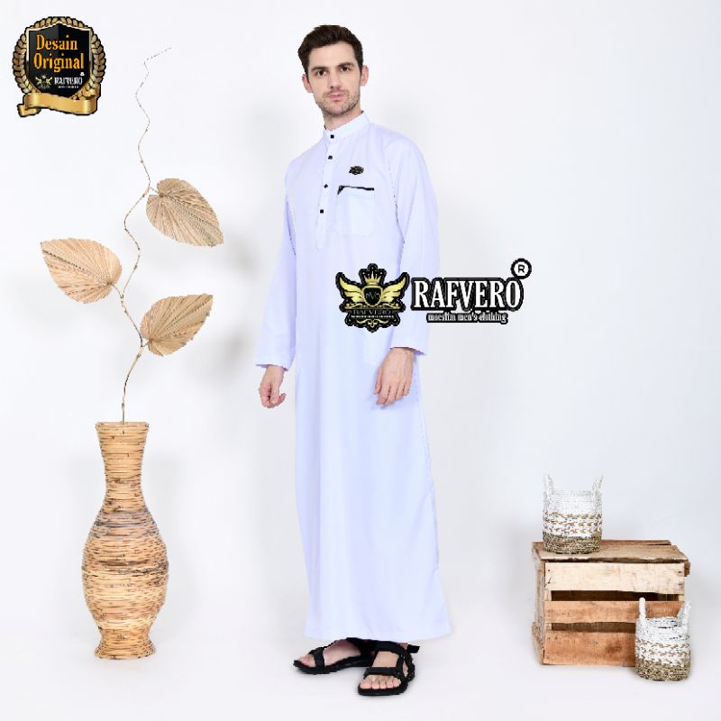Gamis Pria Al-Khafie ORIGINAL RAFVERO - Baju Muslim Pria Terbaru