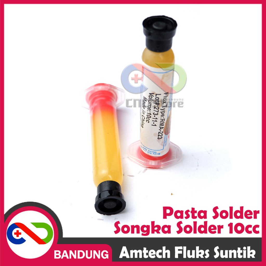 AMTECH FLUKS SUNTIK SIONGKA SOLDER / SONGKA PASTA 10CC