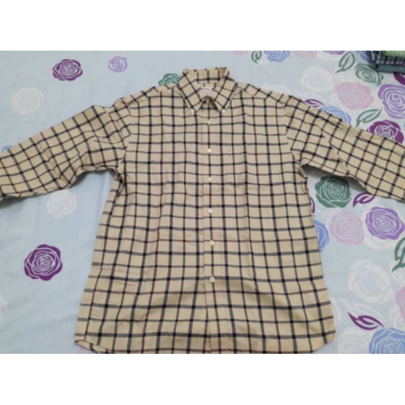 Kemeja Pria Brooks Brothers Motif Kotak