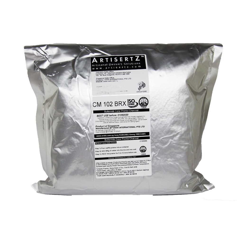 

Tepung Cone Charcoal Buttermilk Premix - 1125 gr/pack