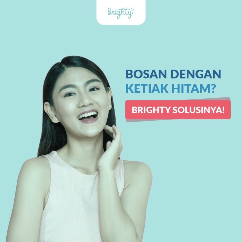 (BISA COD) [BPOM✅|Buy 1 Get gift] BRIGHTY GLOWING UNDERARM No. 1 DI INDONESIA