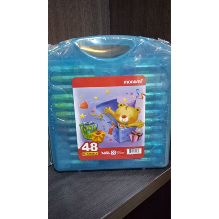 Monami Bear Oil Pastel 48C - Blue