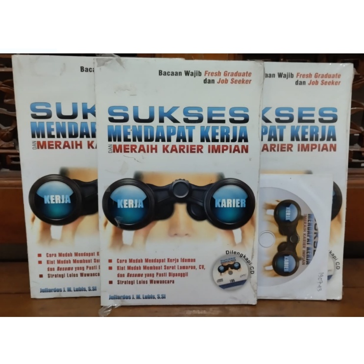 Buku Sukses Mendapat Kerja dan Meraih Karier Impian PLUS VCD, cari kerja