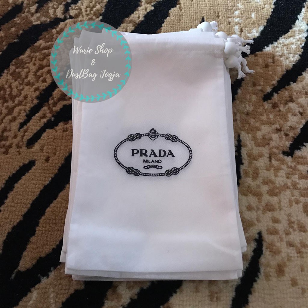 PRADA DustBag Pengganti Sarung Tas Pelindung Debu Serut Dust Bag DB Branded