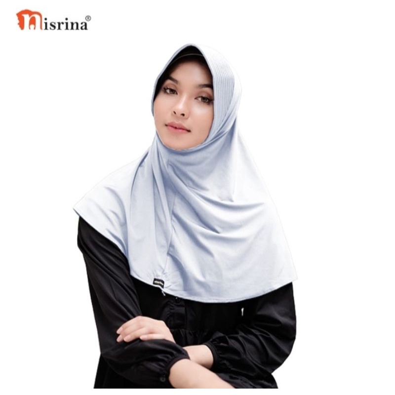 Hijab Instan sport Nisrina jilbab basic Alba-2