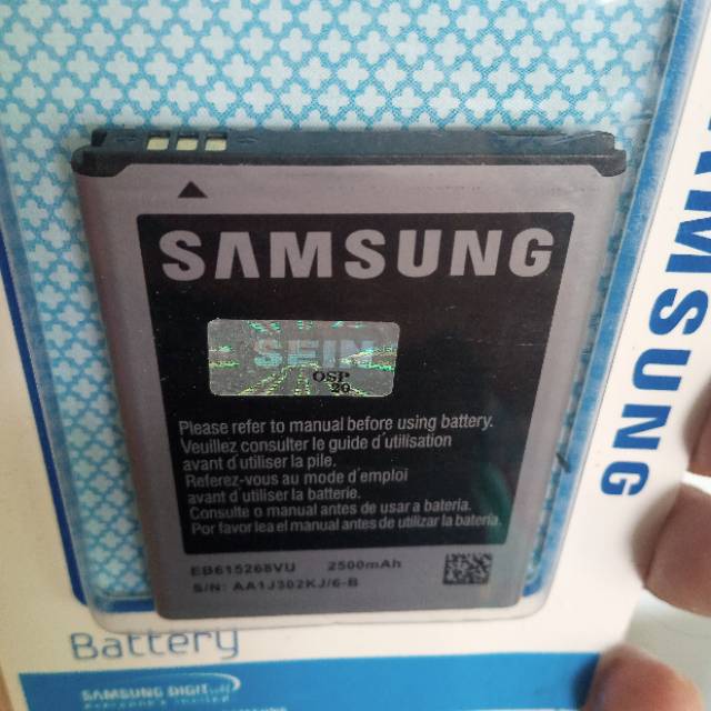 Baterai Original samsung note 1 N7000 i9220 EB615268VU battery batre baterei