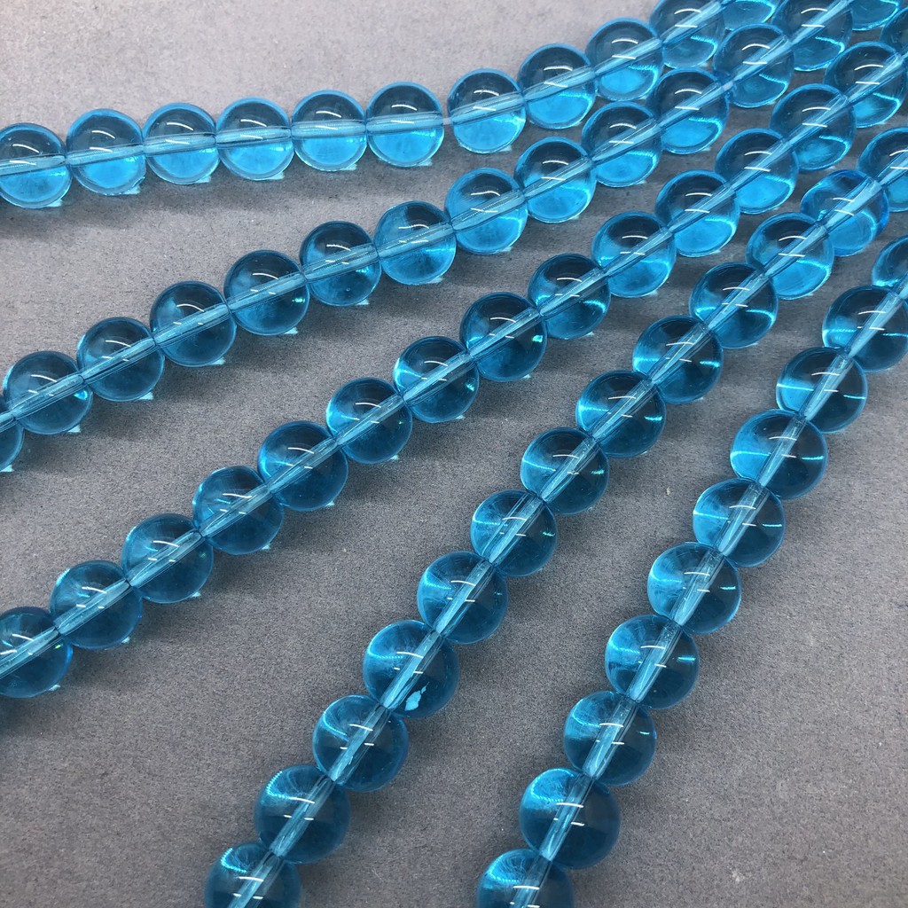 Lake Blue Quartz Crystal Beads