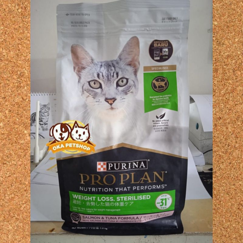 Proplan Cat Weight Loss Sterilised 1,5kg Freshpack / Proplan New Packaging / Proplan Sterilised