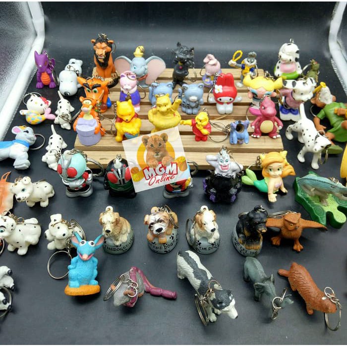 Gantungan Kunci Karakter - Disney / Pooh / Dogs dan lain2 GKunci Murah