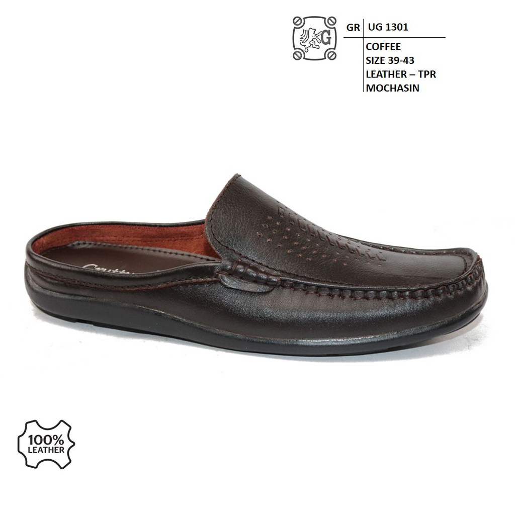 Sandal Pria Bustong Grutty UG1301 Coffee