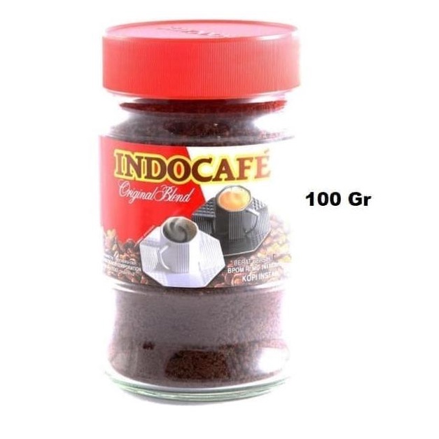 

KOPI BUBUK INSTAN| INDOCAFE ORIGINAL BLEND JAR 100 Gr