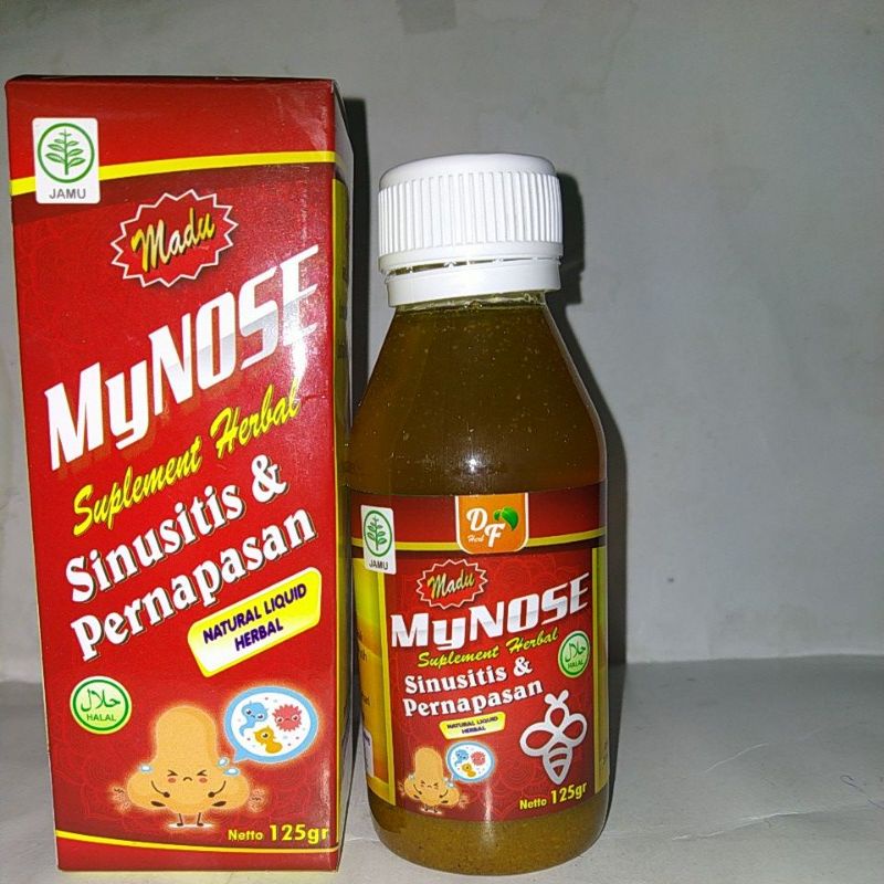 

madu sinusitis dan pernafasan mynose 125 gram natural original